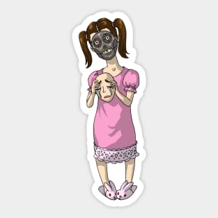 Little Robot Girl Child MONSTER GIRLS Series I Sticker